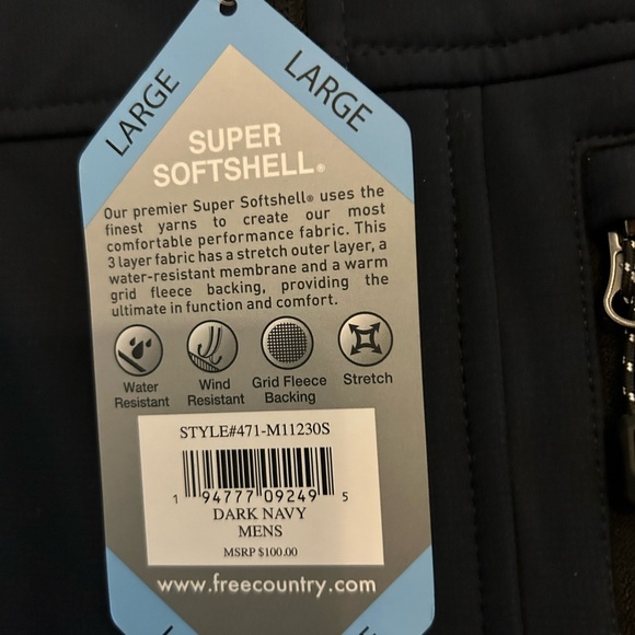 Free Country Softshell Jacket - Picture 3 of 5